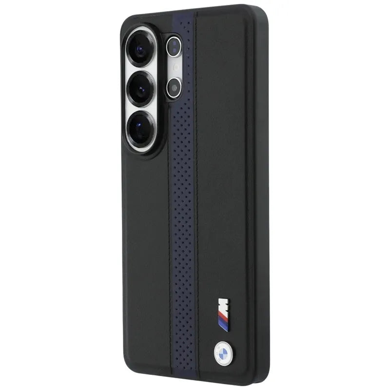 BMW M Perforated Stripe Logo MagSafe – Samsung Galaxy S26 Ultra dėklas (mėlynas)