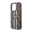 Guess 4G Printed Stripes MagSafe – dėklas iPhone 14 Pro (rudas)