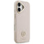 Guess Grained Strass Logo MagSafe – Dėklas iPhone 17 (rožinis)