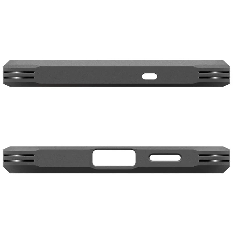 Spigen Tough Armor MagSafe dėklas, skirtas Samsung Galaxy S25 FE (juodas)