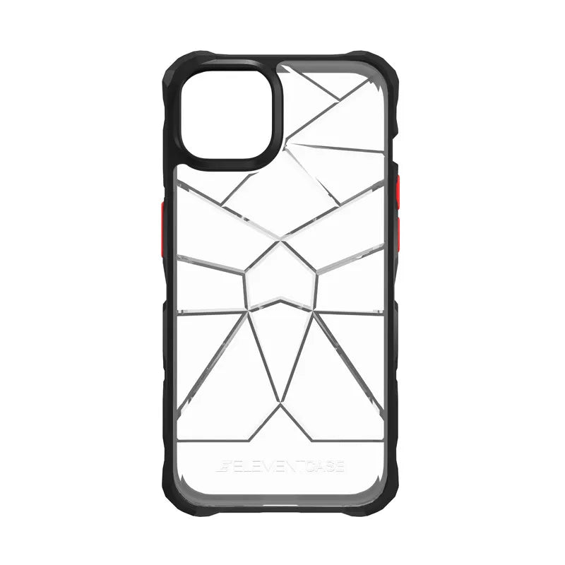 Element Case Special Ops X5 – dėklas iPhone 14 (karinio standarto apsauga nuo kritimo) (skaidrus/juodas)