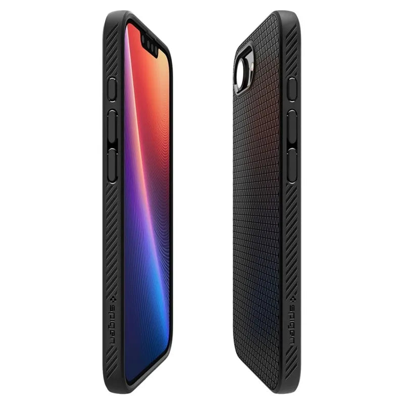 Spigen Liquid Air – dėklas iPhone 17e / 16e (Matte Black)
