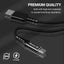 Crong Armor Link – 100W PD 5A USB-C į USB-C laidas 200cm (juodas)