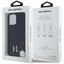 Karl Lagerfeld Silicone Shadow Metal Initial MagSafe – dėklas iPhone 15 Pro Max (juodas)