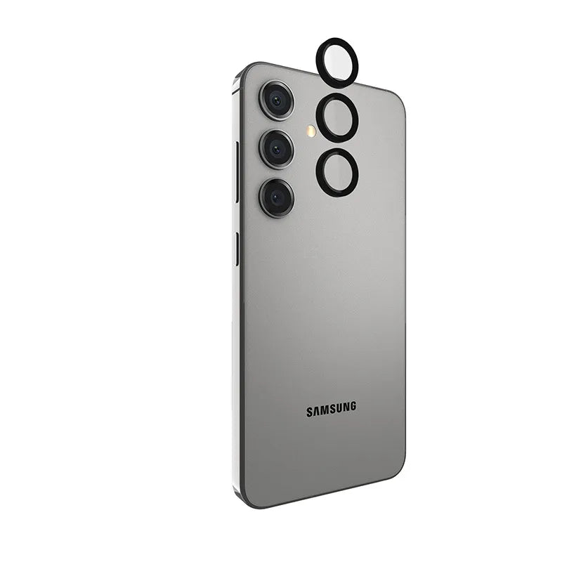 Case-Mate Aluminum Ring Lens Protector – apsauginis stiklas Samsung Galaxy S24 kameros objektyvui (juodas)