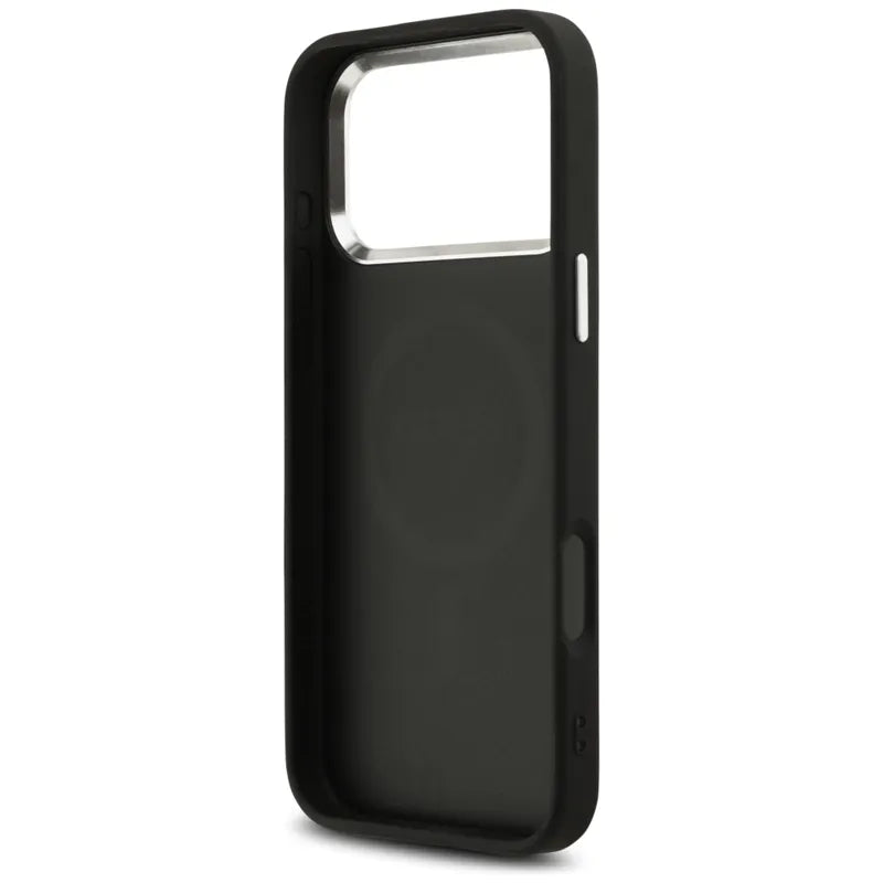 Guess 4G Classic Logo MagSafe – iPhone 17 Pro Max dėklas (juodas)