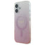 Guess IML Glitter Gradient MagSafe - Dėklas iPhone 16 (Rožinis)