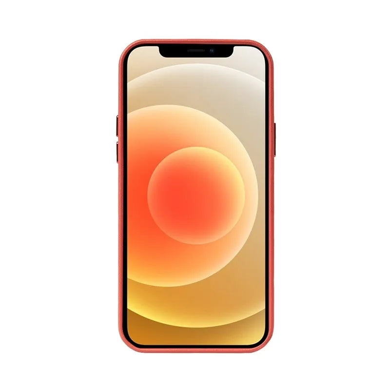 Crong Essential Cover – eko odos dėklas, skirtas iPhone 12 / iPhone 12 Pro (raudonas)