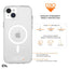 Case-Mate Ultra Tough plus D3O MagSafe - Apple iPhone 15 Plus dėklas (skaidrus)