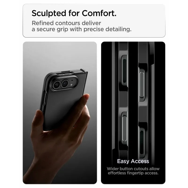 Spigen Tough Armor Mag MagSafe – iPhone Duo dėklas (juodas)