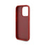 Karl Lagerfeld Diagonal Quilted Script – dėklas iPhone 15 Pro (raudonas)
