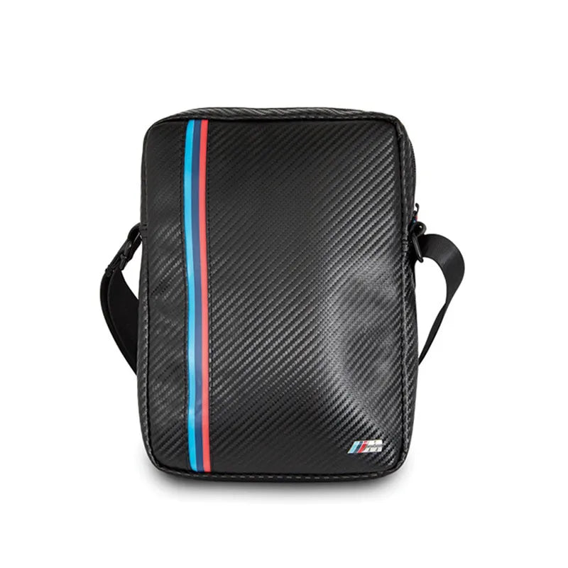 BMW Carbon Tricolor Stripe – 8 colių planšetės krepšys (juodas)