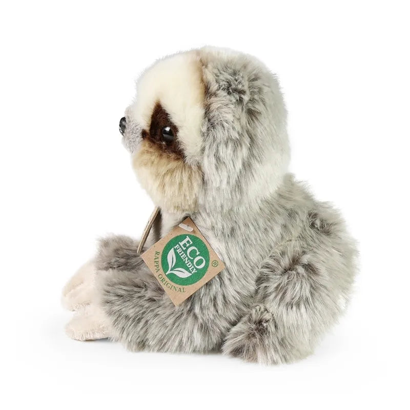 Rappa – Pliušinis tikroviškas žaislas tinginys, sėdintis, 18 cm, Eco-Friendly