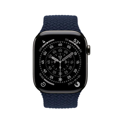Crong Wave Band – pintas dirželis Apple Watch 44/45/46/49 mm (tamsiai mėlynas)