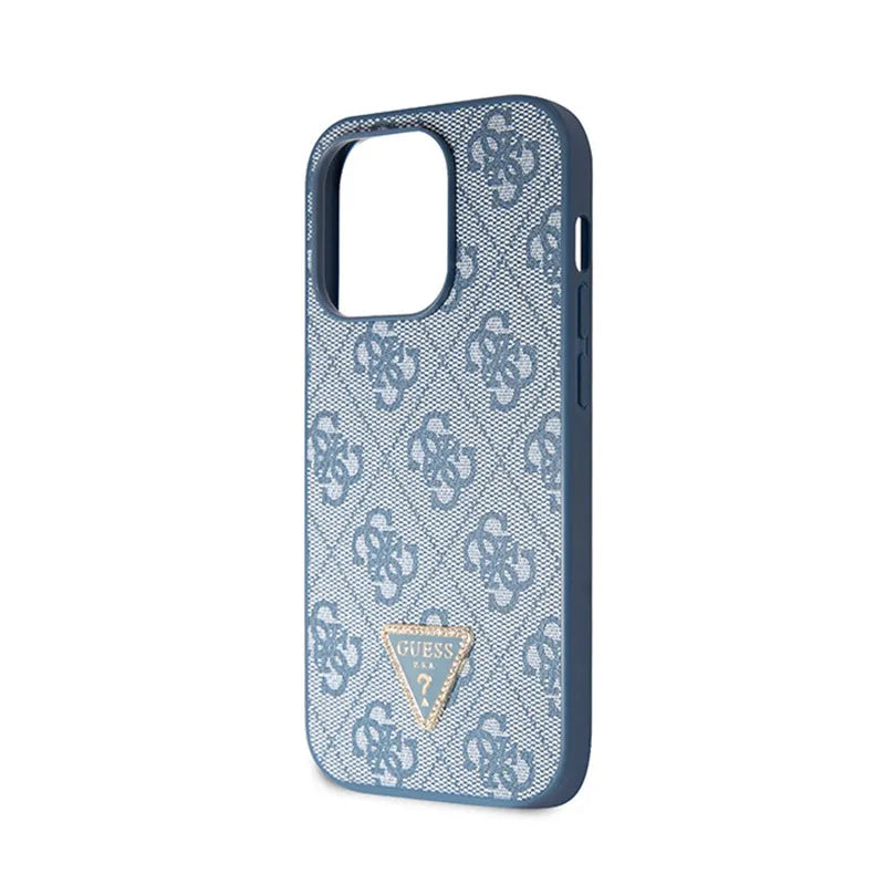Guess Crossbody 4G Metal Logo – iPhone 14 Pro Max dėklas (mėlynas)