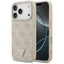 Guess Leather 4G Triangle Strass MagSafe - Dėklas iPhone 17 Pro (rožinis)