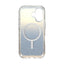 Speck Presidio Lux MagSafe – iPhone 17 dėklas (Hyper Mirror Glitter / Silver Metallic)