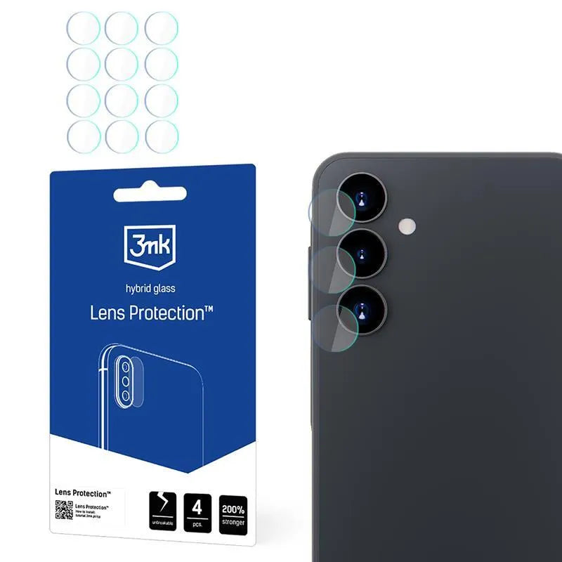3mk Lens Protection – Fotoaparato lęšio stiklas, skirtas Samsung Galaxy A16 4G/5G (4 rinkiniai)