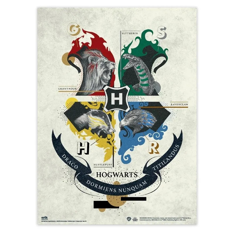 Harry Potter – 2 sienos plakatų rinkinys (38 x 52 cm)