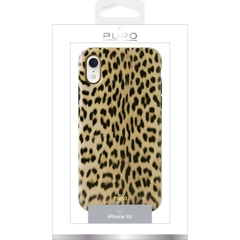 PURO Glam Leopard dėklas - dėklas, skirtas iPhone XR (Leo 1)