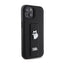 Dėklas Karl Lagerfeld Gripstand Saffiano Choupette Pins – iPhone 15 Plus (juodas)