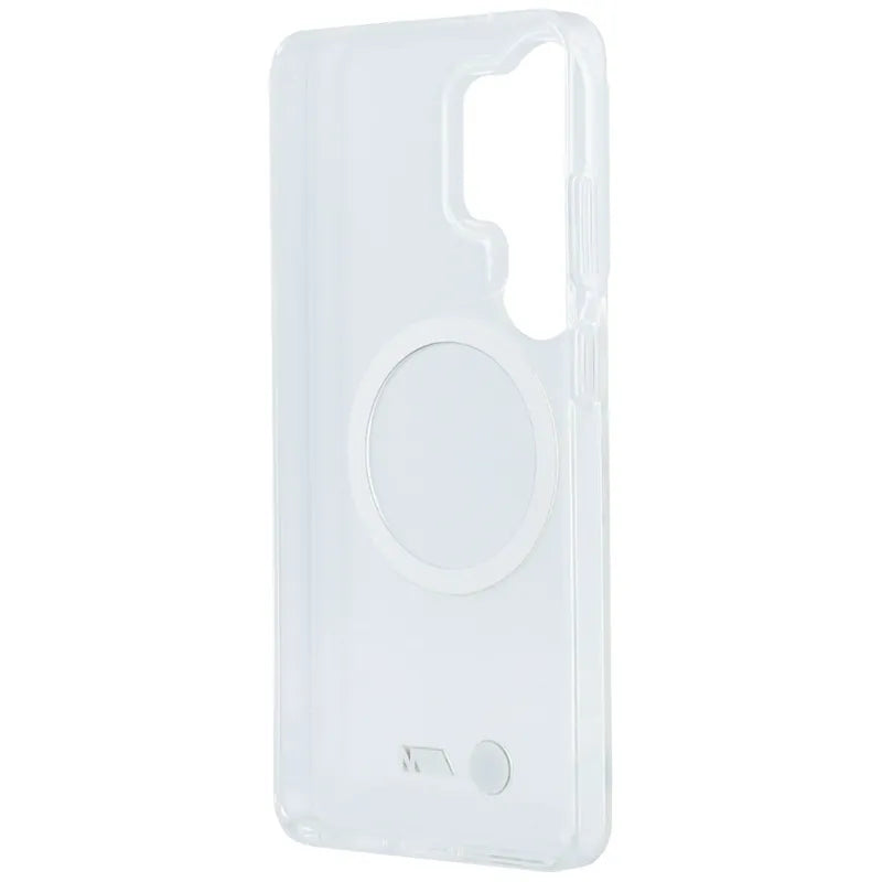BMW IML Shockproof Metal Logo MagSafe – dėklas Samsung Galaxy S26 Ultra (skaidrus)