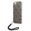 Guess 4G Print Cord – dėklas telefonui SE 2022 / SE 2020 / 7 / 8 (ruda)