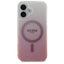 Guess IML Glitter Gradient MagSafe - Dėklas iPhone 16 (Rožinis)