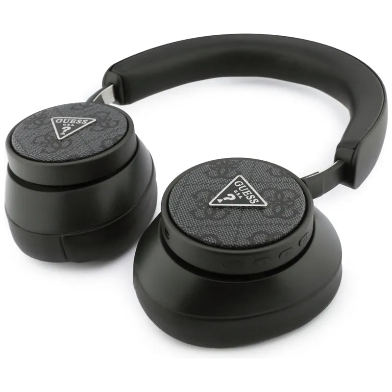 Guess 4G Triangle Logo – Belaidės ausinės Bluetooth V5.4 ENC (Juodos)