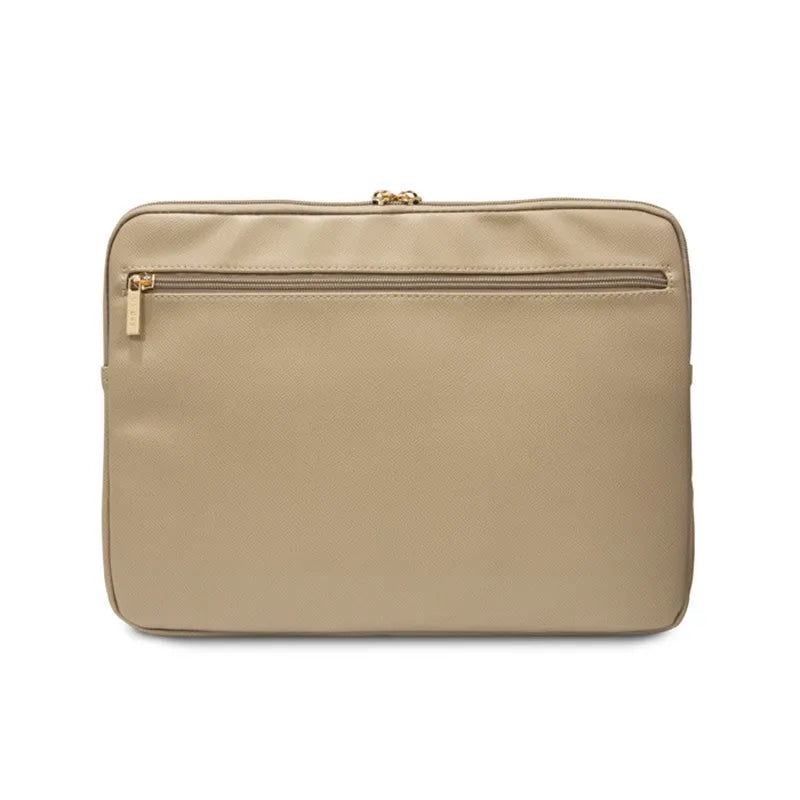 Guess Triangle 4G Sleeve - Nešiojamojo kompiuterio dėklas 13" / 14" (auksinis)