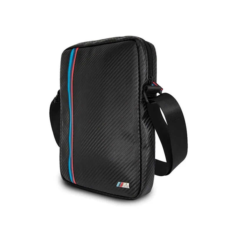 BMW Carbon Tricolor Stripe – 8 colių planšetės krepšys (juodas)