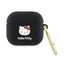 Hello Kitty silikoninis 3D „Kitty Head“ dėklas, skirtas „AirPods 3“ (juodas)