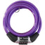 Dunlop - Kombinuota dviračio spyna (violetinė)