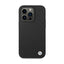 BMW Silicone Metal Logo – dėklas iPhone 15 Pro (juodas)