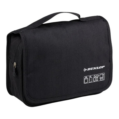 Dunlop – kelioninė kosmetinė su pakabinamu kabliuku 25x20x10 cm (juoda)