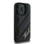Karl Lagerfeld Quilted Signature – dėklas iPhone 16 Pro (juodas)