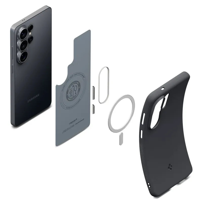 Spigen Nano Pop Mag MagSafe – dėklas Samsung Galaxy S26 Ultra (Black Sesame)