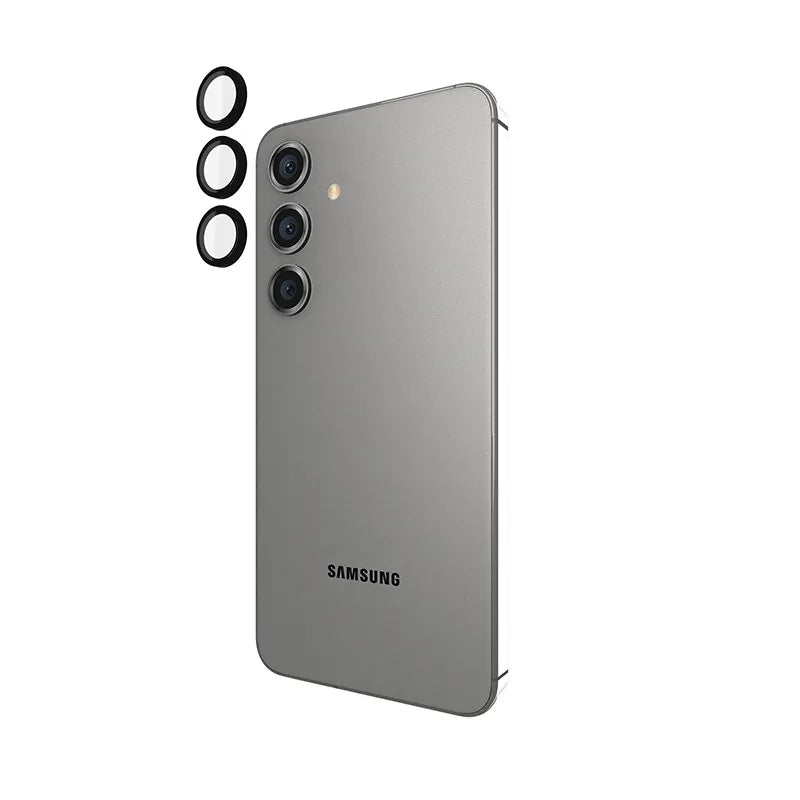 Case-Mate Aluminum Ring Lens Protector – apsauginis stiklas Samsung Galaxy S24 kameros objektyvui (juodas)