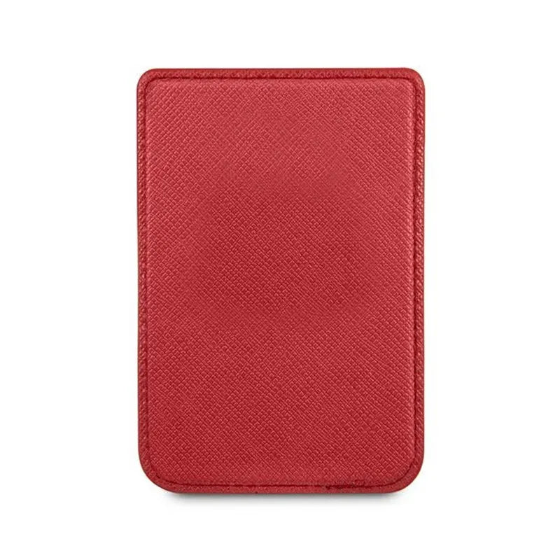 Guess Wallet Card Slot MagSafe Saffiano – magnetinė piniginė (raudona)