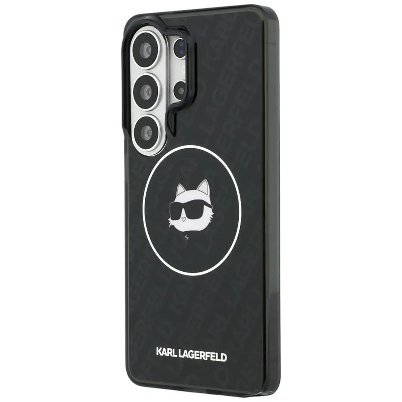 Karl Lagerfeld IML Repeated Choupette MagSafe – Samsung Galaxy S26 Ultra dėklas (juodas)