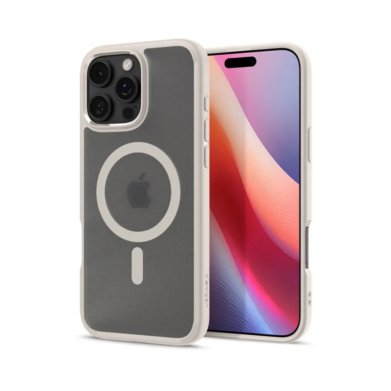 Spigen Ultra Hybrid Mag MagSafe – Dėklas, skirtas iPhone 16 Pro Max (Frost Natural Titanium)