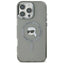 Karl Lagerfeld IML Metal Karl Head MagSafe - dėklas, skirtas iPhone 16 Pro (juodas)