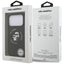 Karl Lagerfeld Silicone Karl & Choupette Ring MagSafe - dėklas iPhone 17 Pro (juodas)