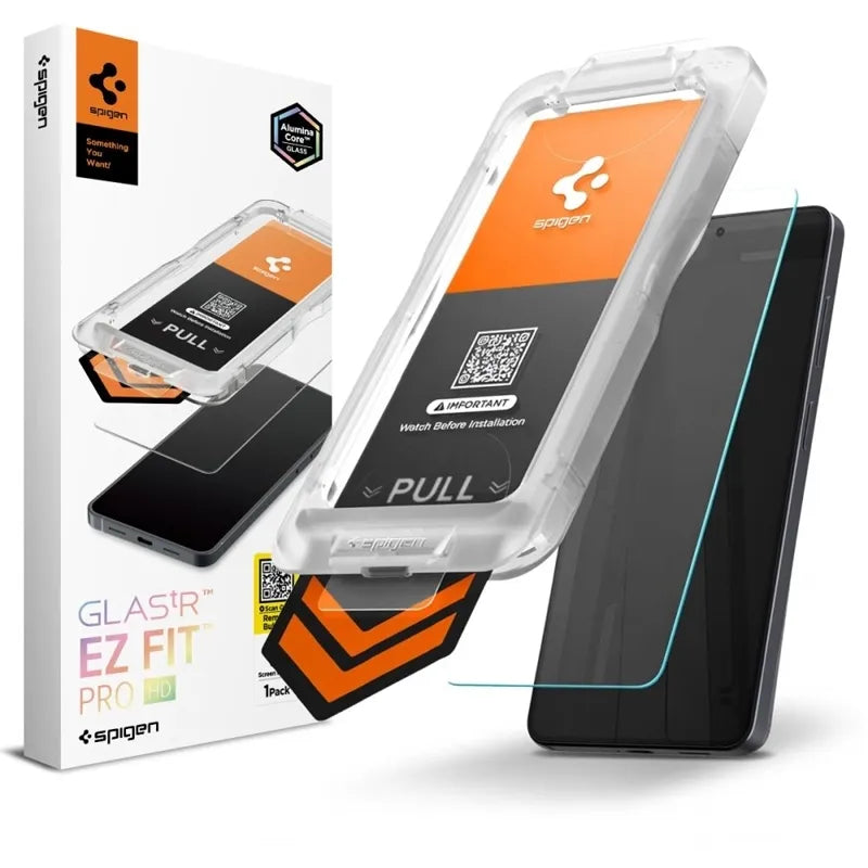 Spigen GLAS.TR EZ Fit Pro AC HD – grūdintas stiklas Samsung Galaxy S26