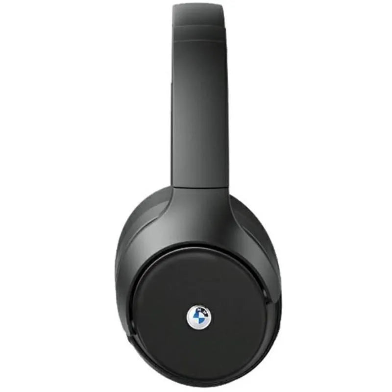 BMW Metal Logos – belaidės ant ausų dedamos Bluetooth ausinės ANC + ENC (juodos)