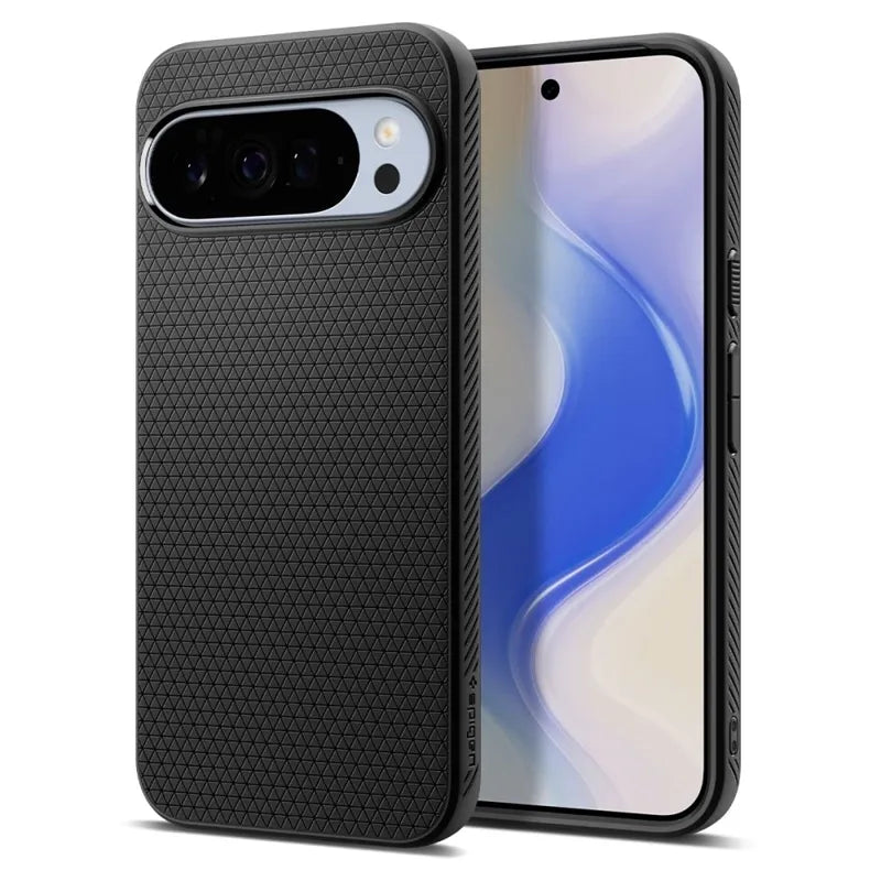Spigen Liquid Air – dėklas skirtas Google Pixel 10 Pro XL (matinė juoda)