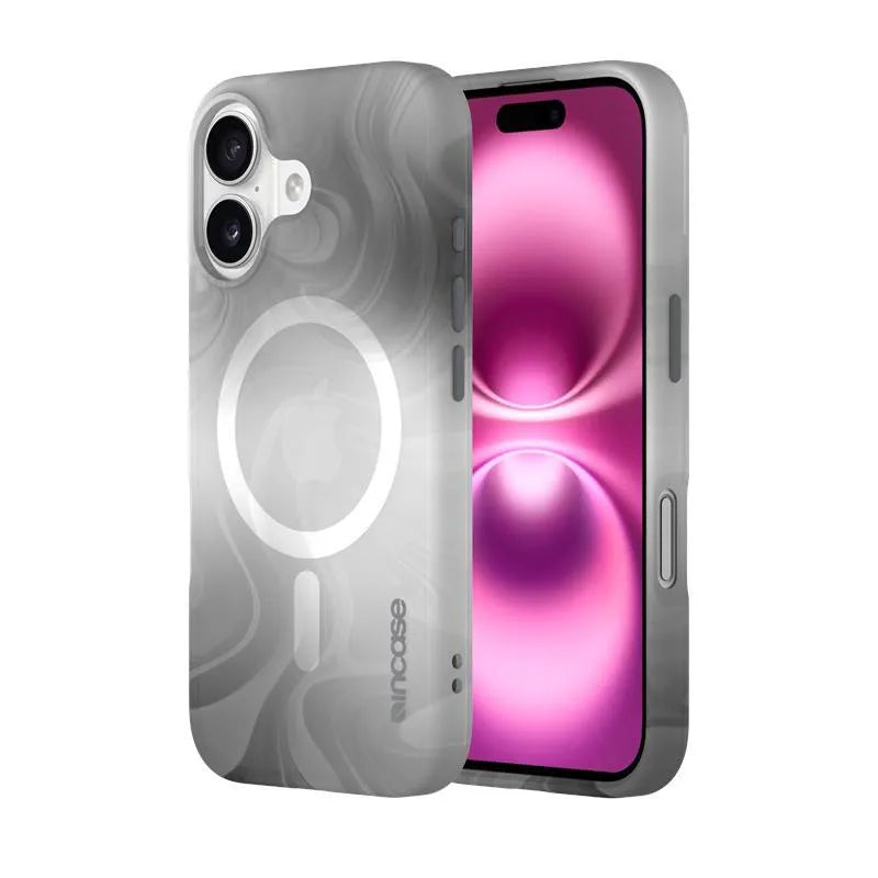 Incase Halo Case MagSafe – Dėklas iPhone 16 (Oil Slick Smoke)