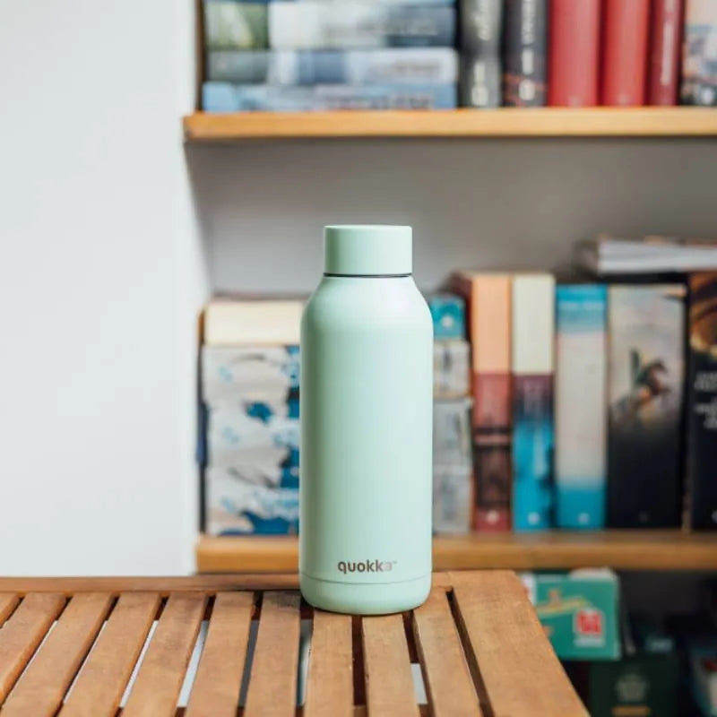 Quokka Solid – nerūdijančio plieno termobutilis 510 ml (Solid Mint)