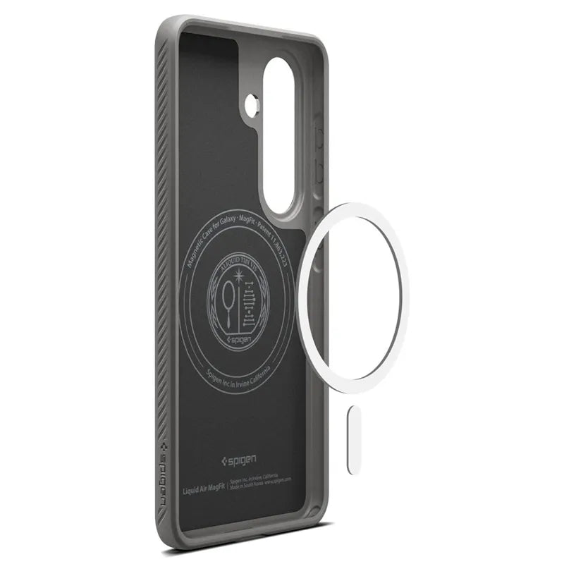 Spigen Liquid Air Mag MagSafe – dėklas Samsung Galaxy S26+ (Marble Gray)