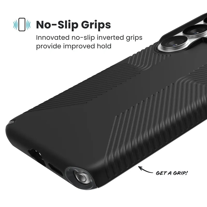 Speck Presidio2 Grip Magnet – dėklas Samsung Galaxy S26 Ultra su MagSafe (juodas)